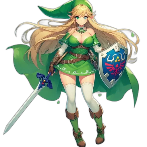 sword, staff, weapon, dress transparent PNG cut-out