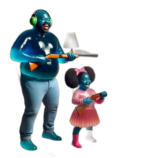 robot, staff, jacket, weapon transparent PNG cut-out