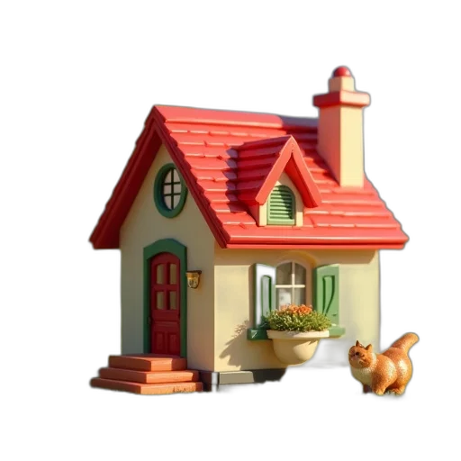 building, furniture, 3d render, concept art transparent PNG cut-out