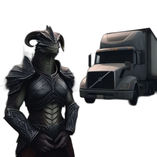 robot, dragon, weapon, mask transparent PNG cut-out