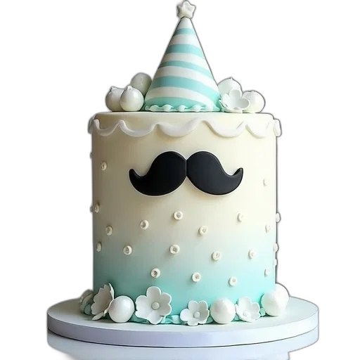 3d render, baby, boy, cake transparent PNG cut-out