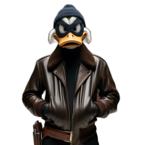 jacket, mask, animal, weapon transparent PNG cut-out