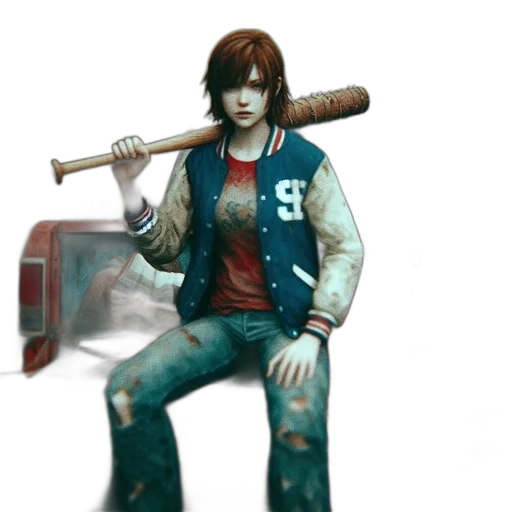 jacket, weapon, staff, concept art transparent PNG cut-out