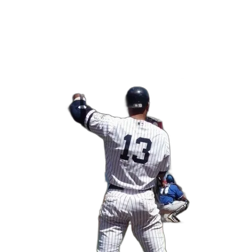 baseball, player, number, his transparent PNG cut-out