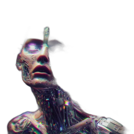 robot, creature, face, mask transparent PNG cut-out