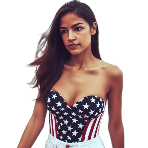 dress, young, woman, stands transparent PNG cut-out