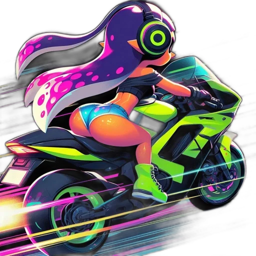 concept art, vaporwave, pixel art, cyberpunk transparent PNG cut-out
