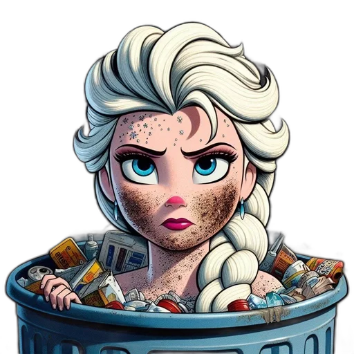 cartoon, comic book art, concept art, fantasy art transparent PNG cut-out