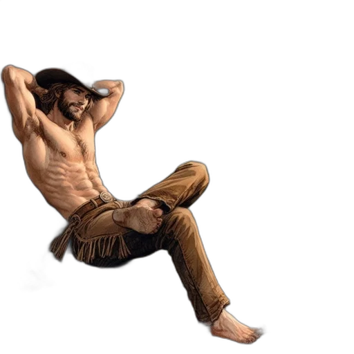 hair, creature, photorealistic, concept art transparent PNG cut-out