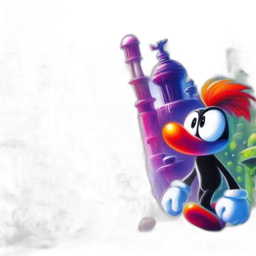 concept art, 3d render, enchanting, nighttime transparent PNG cut-out