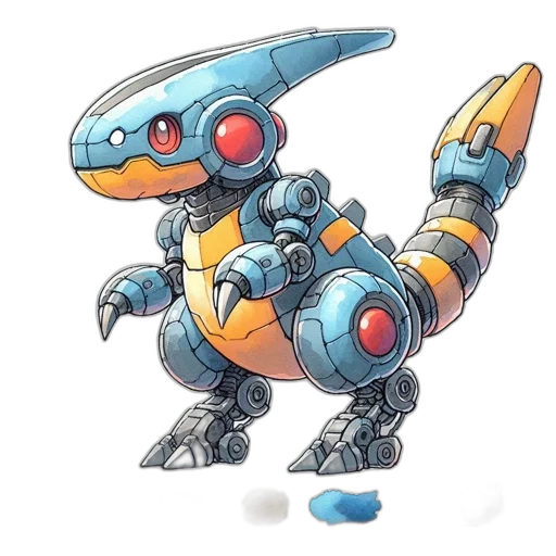 robot, weapon, creature, dragon transparent PNG cut-out