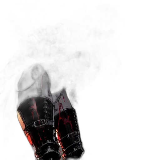 bottle, mask, weapon, shoes transparent PNG cut-out