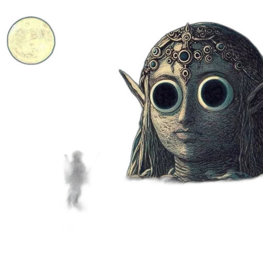mask, creature, face, robot transparent PNG cut-out