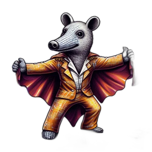 jacket, animal, staff, concept art transparent PNG cut-out