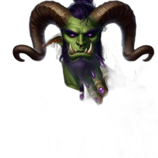 dragon, staff, creature, face transparent PNG cut-out