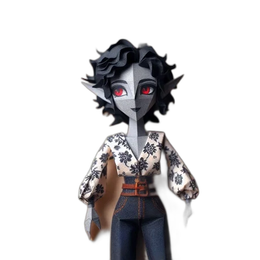 jacket, staff, mask, creature transparent PNG cut-out