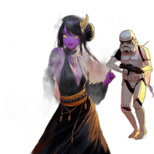 concept art, fantasy art, comic book art, pixel art transparent PNG cut-out