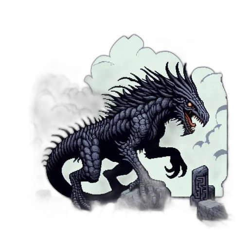dragon, creature, animal, concept art transparent PNG cut-out