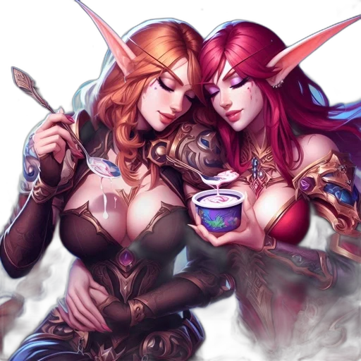 fantasy art, concept art, comic book art, pixel art transparent PNG cut-out