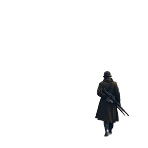 sword, hat, staff, jacket transparent PNG cut-out