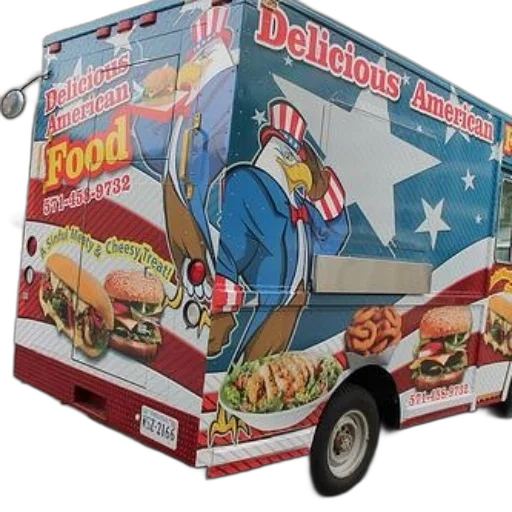 food, truck, advertises, delicious transparent PNG cut-out