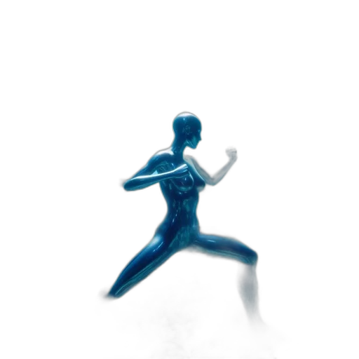 robot, 3d render, concept art, photorealistic transparent PNG cut-out