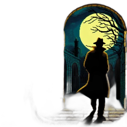 concept art, fantasy art, comic book art, pixel art transparent PNG cut-out