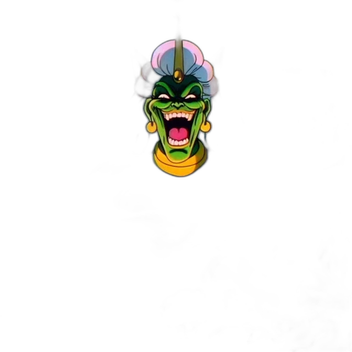mask, dragon, jewelry, face transparent PNG cut-out