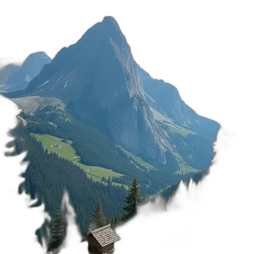 building, umbrella, hat, hair transparent PNG cut-out
