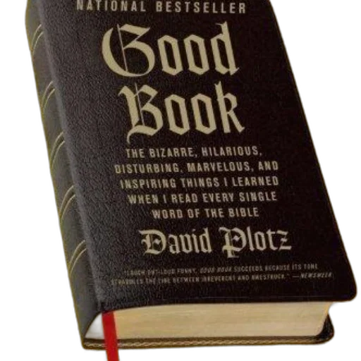 good, book, david, plotz transparent PNG cut-out