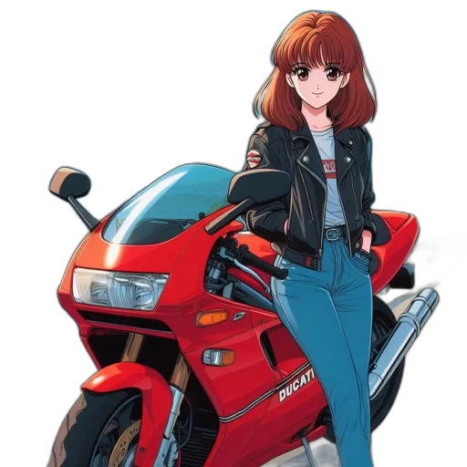 jacket, weapon, car, anime transparent PNG cut-out