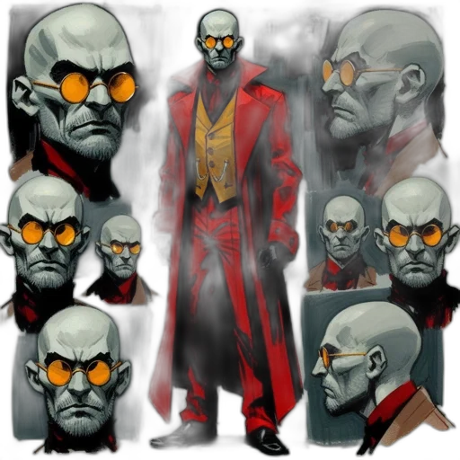 mask, concept art, comic book art, fantasy art transparent PNG cut-out