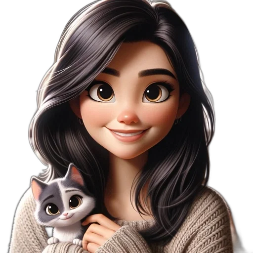cartoon, photorealistic, 3d render, fantasy art transparent PNG cut-out
