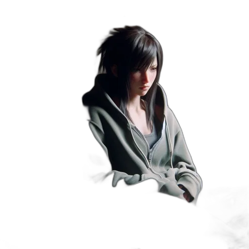 jacket, face, dragon, dress transparent PNG cut-out