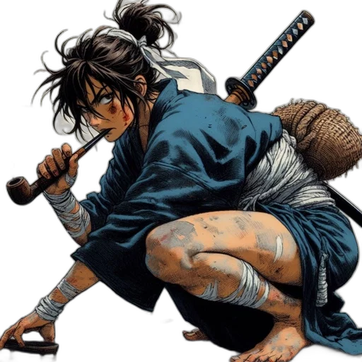 weapon, sword, staff, comic book art transparent PNG cut-out