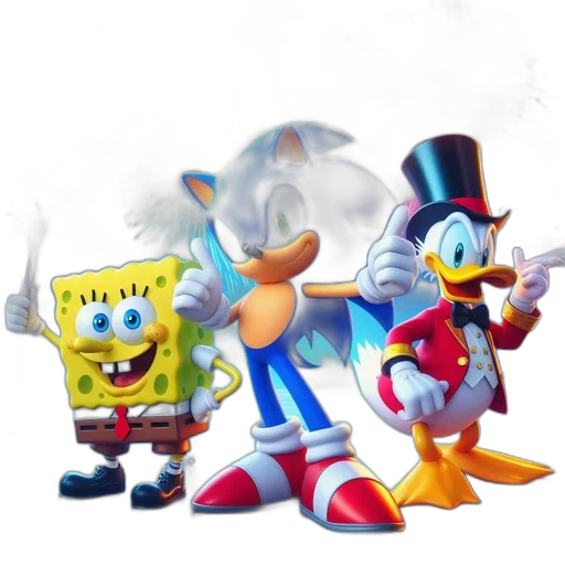 concept art, 3d render, cartoon, pixel art transparent PNG cut-out