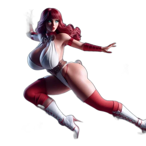 concept art, fantasy art, comic book art, 3d render transparent PNG cut-out