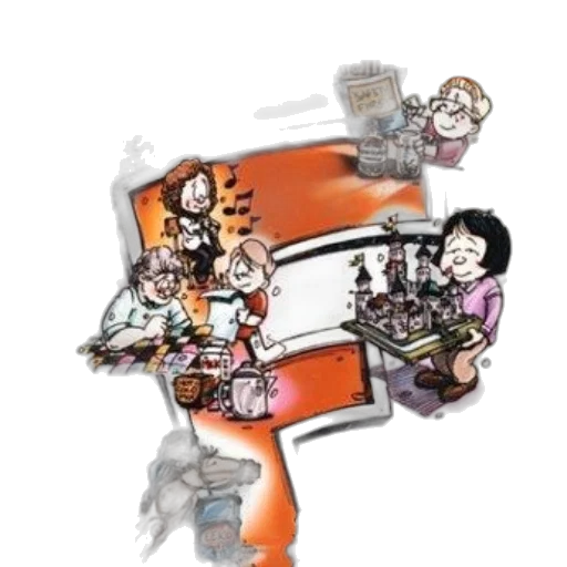 staff, concept art, cartoon, comic book art transparent PNG cut-out
