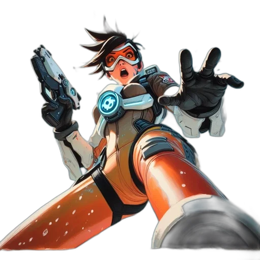 weapon, robot, staff, concept art transparent PNG cut-out