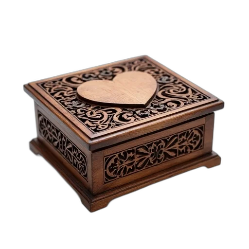 furniture, jewelry, wooden, box transparent PNG cut-out