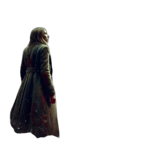 dress, sword, staff, jacket transparent PNG cut-out