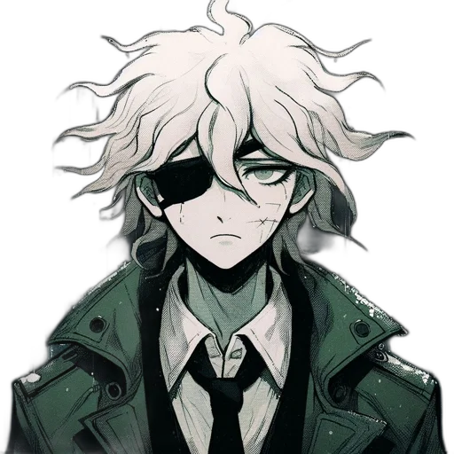 jacket, mask, face, creature transparent PNG cut-out