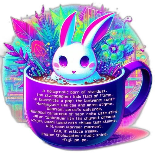 mask, vaporwave, concept art, pixel art transparent PNG cut-out