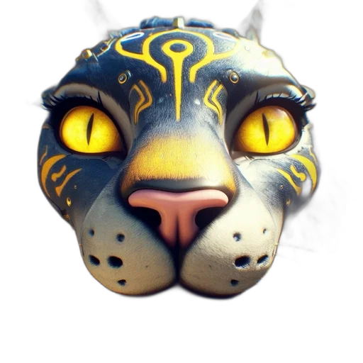 mask, dragon, creature, animal transparent PNG cut-out