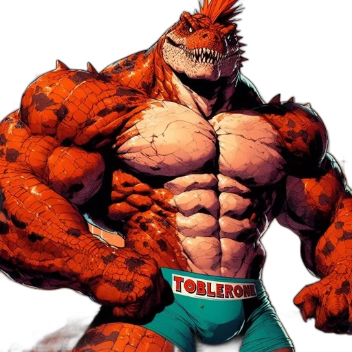animal, creature, dragon, comic book art transparent PNG cut-out
