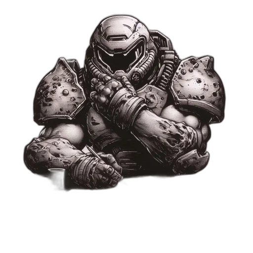 robot, creature, concept art, fantasy art transparent PNG cut-out