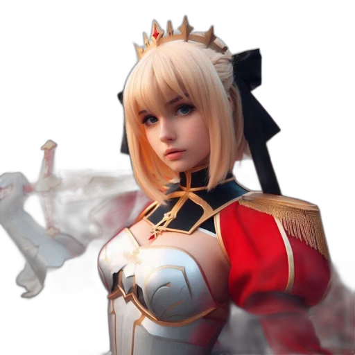 crown, weapon, sword, robot transparent PNG cut-out