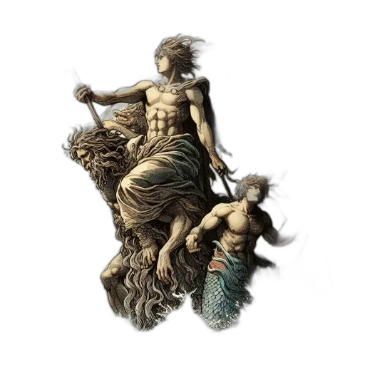 hair, staff, fantasy art, concept art transparent PNG cut-out