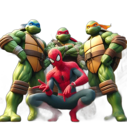 animal, concept art, comic book art, 3d render transparent PNG cut-out