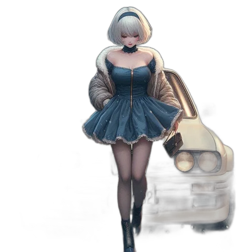 dress, car, robot, jacket transparent PNG cut-out
